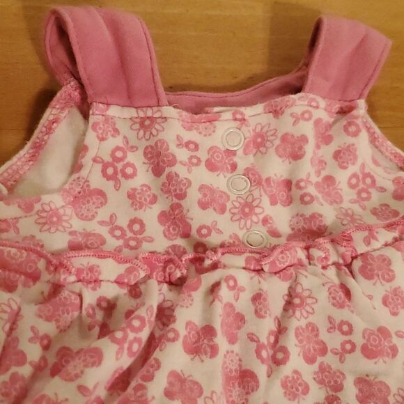 Okie Dokie Baby Girl Sleeveless Romper Size NB - Picture 7 of 7
